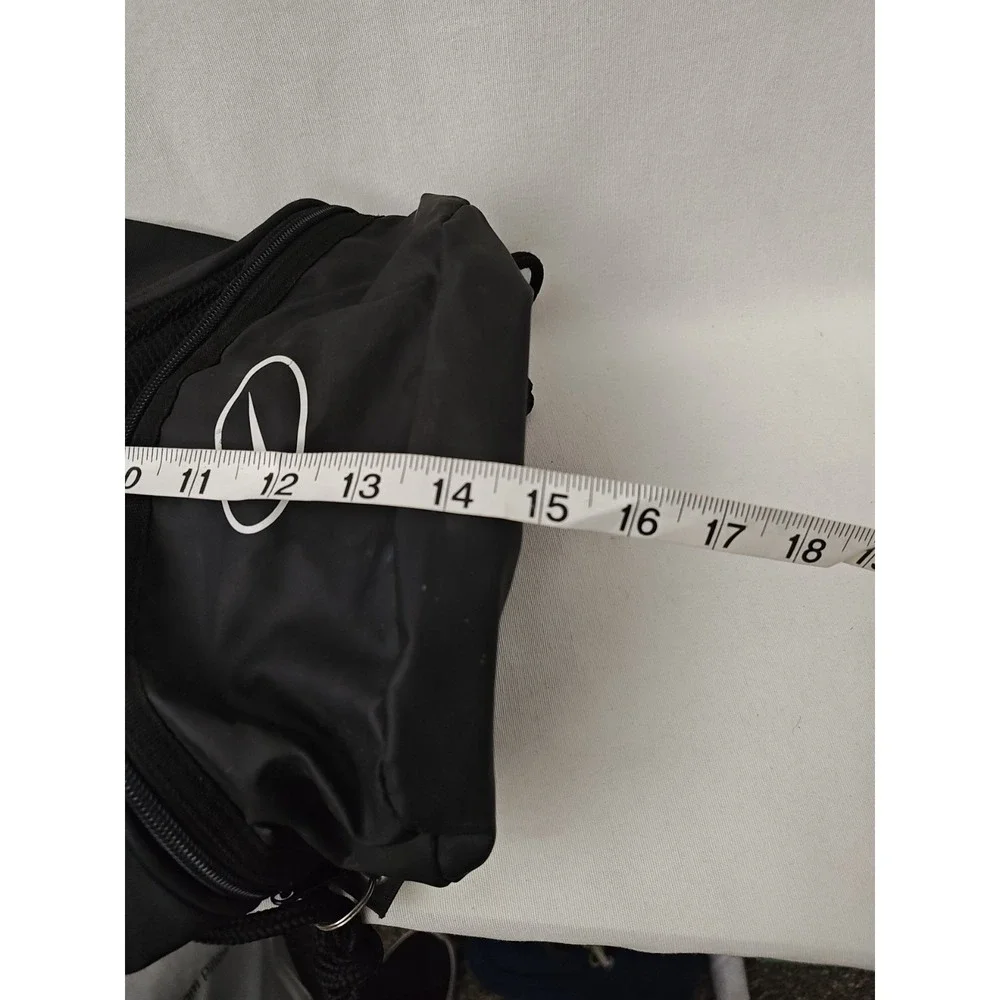 Nike Center Swoosh Black Shoestring Backpack Lightweight Travel Bag S1‎ JPM Y2k